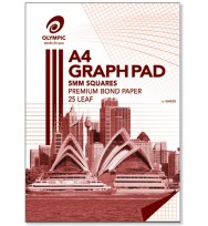 Graph pad olympic a4 5mm 25lf pk 5