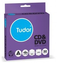 Envelope tudor 127x127 w/face cd/dvd pk50