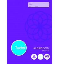 Grid book tudor a4 10mm 48 pg pk 20