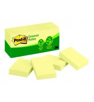 Post- it notes 653-rp 36x48 recy yellow pk 12