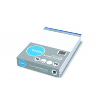 Office pads tudor a4 executive ruled white 50lf pk 10