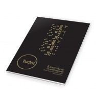 Office pads tudor a4 executive ruled w/cver 50lf pk 10