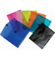 Document wallet colby a4 pop p/wally p326a pink