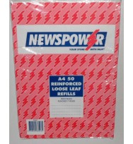 Binder refill newspower a4 reinf 50's
