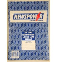 Binder refill newspower a4 reinf 200's