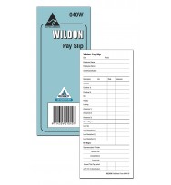 Pad pay slips wildon #040w