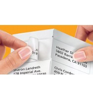 Label avery inkjet j8565 clear 8up 936004 pk25