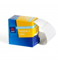 Label avery disp 89x43 white dmr8943w
