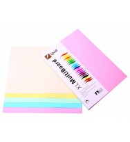 Cardboard quill a4 xl pastels 210gsm pk50