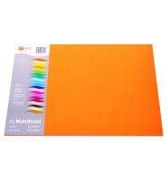 Cardboard quill a3 xl multiboard 210gsm orange pk 25
