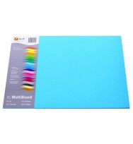 Cardboard quill a3 xl multiboard 210gsm sky blue pk 25