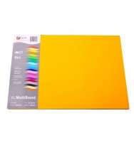 Cardboard quill a3 xl multiboard 210gsm sunshine pk 25