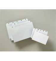 System card dividers cumberland a-z 8x5 pvc grey
