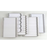 Dividers marbig a4 manilla blk/wht pvc tab 1-5