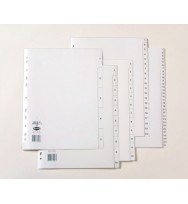Dividers marbig a4 pp white 1-20