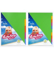 Divider bantex a4 p/prop 10 tab lollyshop colours