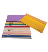 Envelope quill dl kimberley metallique salmon pk25