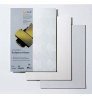 Board quill a4 metallique sculptured pinstripe 220gsm pk25