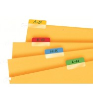 Index tabs bantex 40mm asst cols pk48