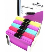 File durable a4 swingclip trend 4 asst colours