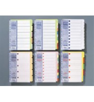 Dividers b/tone a4 manilla col 5 tab non-reinf