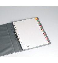 Dividers avery a4 mylar printed fluoro tab 1-31