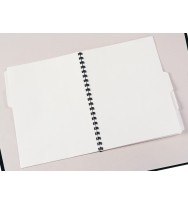 Dividers marbig a4 white unpunched 10 tab
