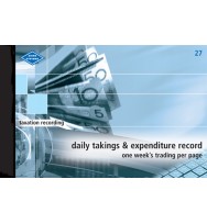 Daily takings & expenditure record zions 27