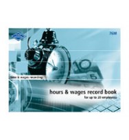 Wage book zions 76l hours & wages lge