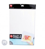Craft board micador a4 create it art whites 5 shts