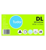 Envelope tudor dl w/face s/seal pk25