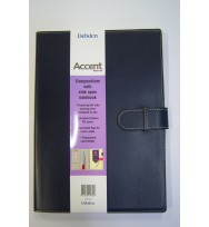 Compendium debden accent w/a4 notepad navy blue