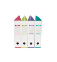 Lever arch file b/tex a4 70mm strongline white/pink