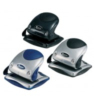 Punch rexel 2 hole premium med sil/blk clam 25sht