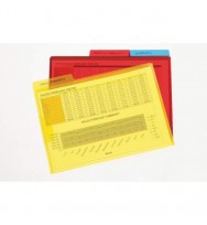 Letter file w secure flap & tab a4 pk 3