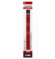 Pencil Lead Copperplate H Hexagon Pack 2