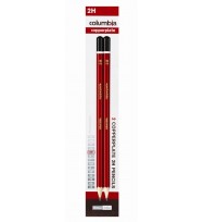 Pencil Lead Copperplate 2H Hexagon Pack 2
