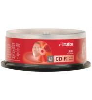 Cd-r imation 80min 52x 700mb spindle pk25