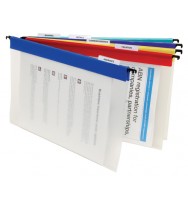 Suspension file marbig f/c pp complete blue pk10