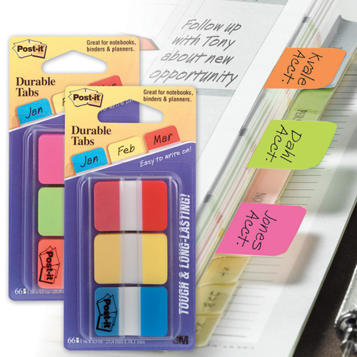 Post it durable index tabs 686pgo