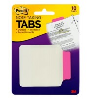 Post it 3m transparent tabs 687-p3 pink 85.7x69.8mm