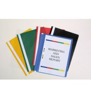 File flat a4 marbig clearfront blue