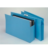 Suspension file marbig expanding gusset blue pk20