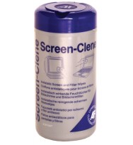 Computer screen-clene af moist anti-static wipes tub100