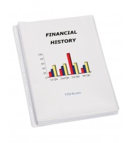 Sheet protectors c/land a4 gussetted pkt10