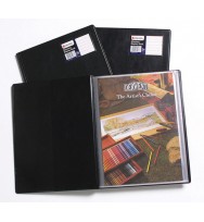 Display book rexel a4 slimview black 24p