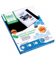 Sheet protectors marbig a4 biodegradable 100s