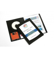 Display book rexel a4 clearview w/frame black 24p