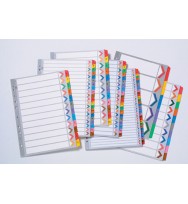 Dividers marbig a4 plastic tab 1-31
