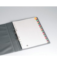 Dividers avery a4 manilla white fluoro tab 1-10